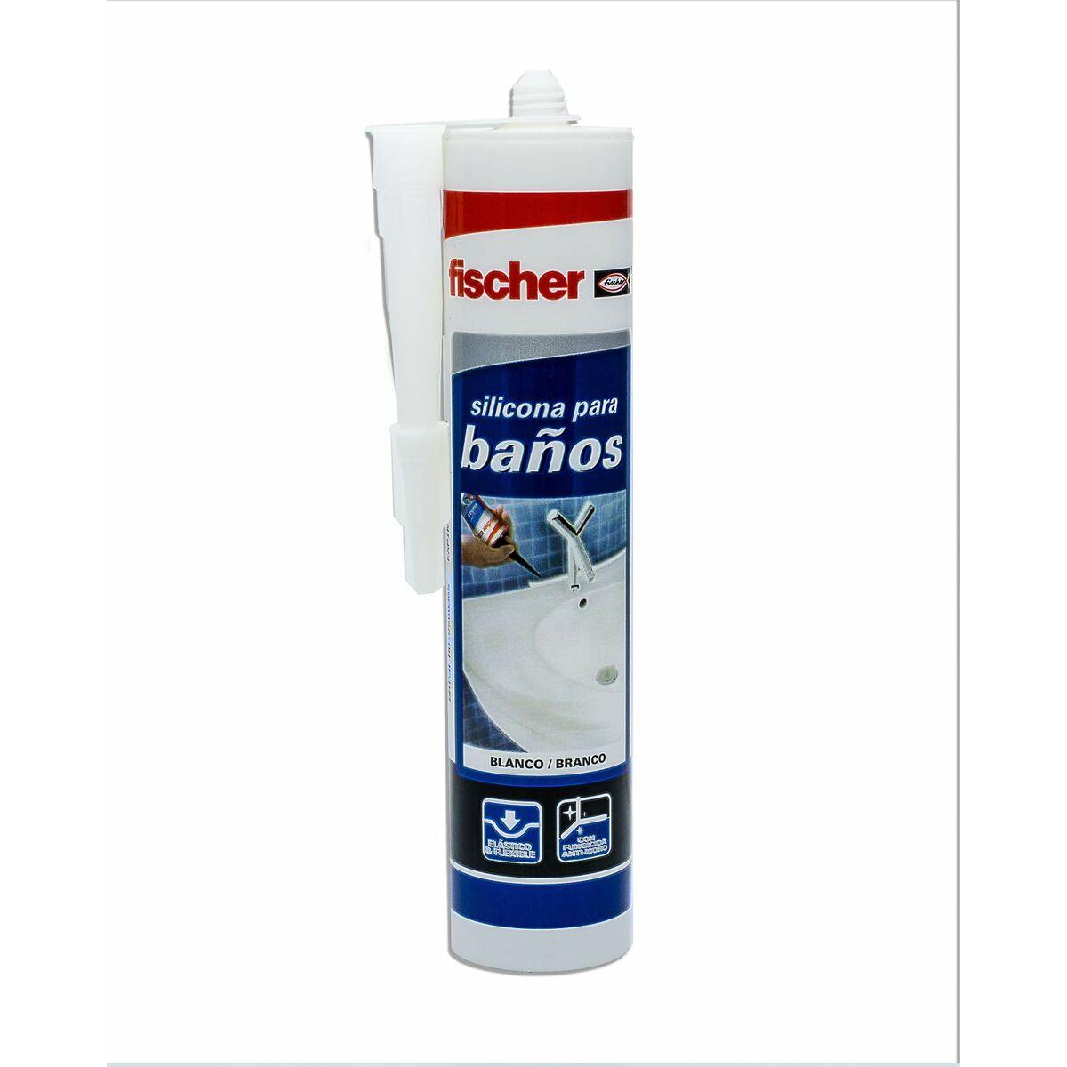 Silicona Fischer Blanco 300 ml - Ferreteria Alco