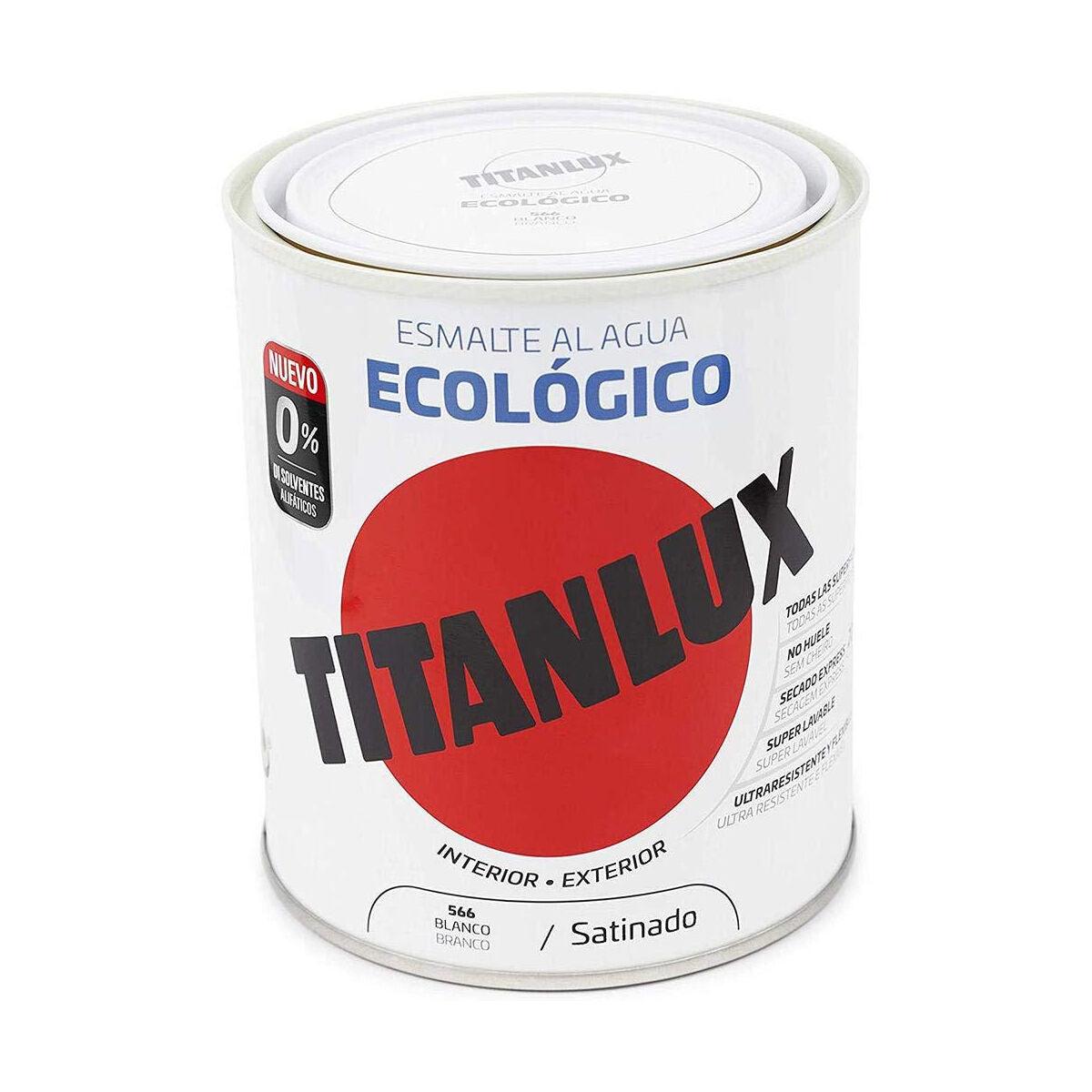 Barniz Titanlux 01t056634 750 ml Esmalte para acabados Blanco Satinado - Ferreteria Alco