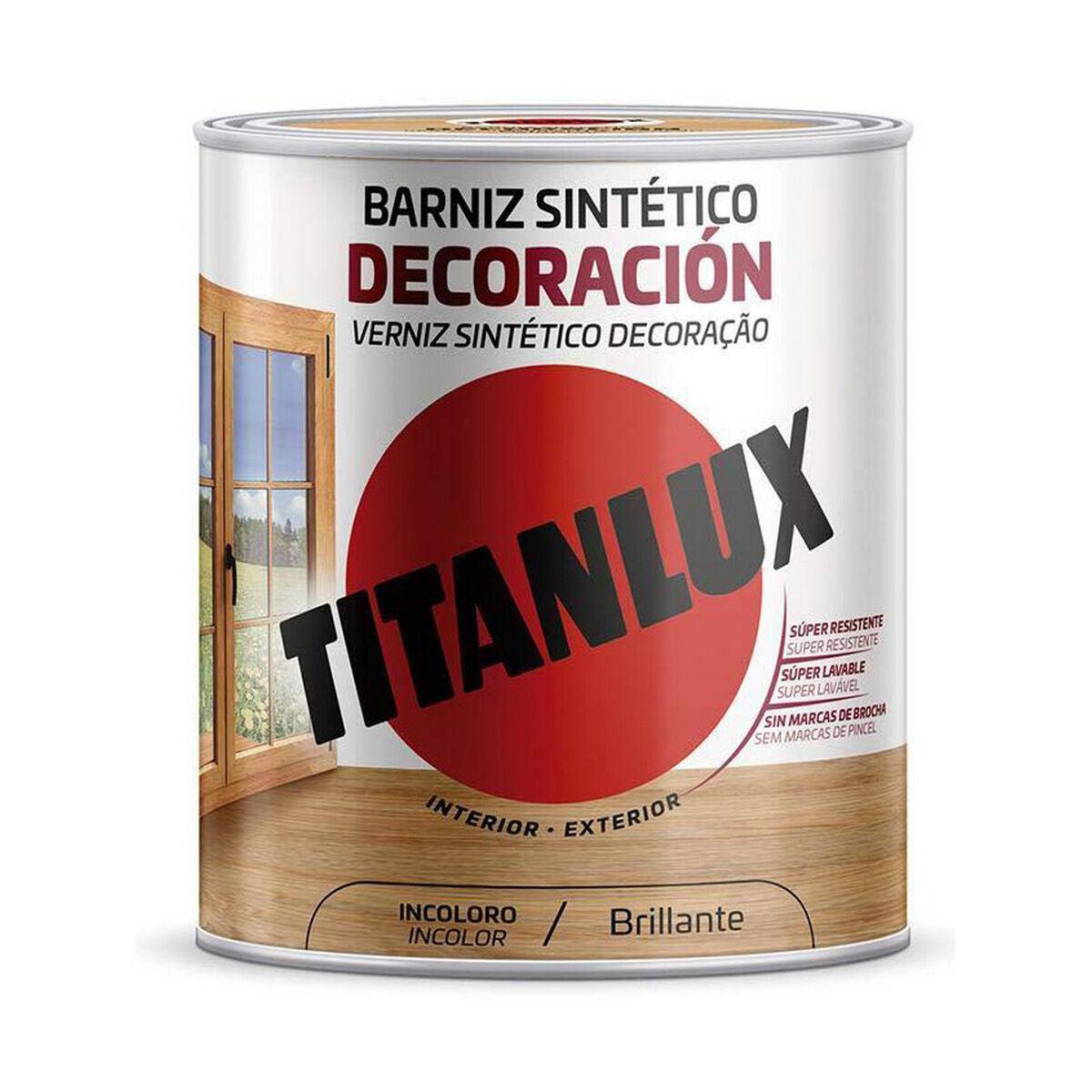 Barniz Titanlux M10100134 750 ml Castaño - Ferreteria Alco