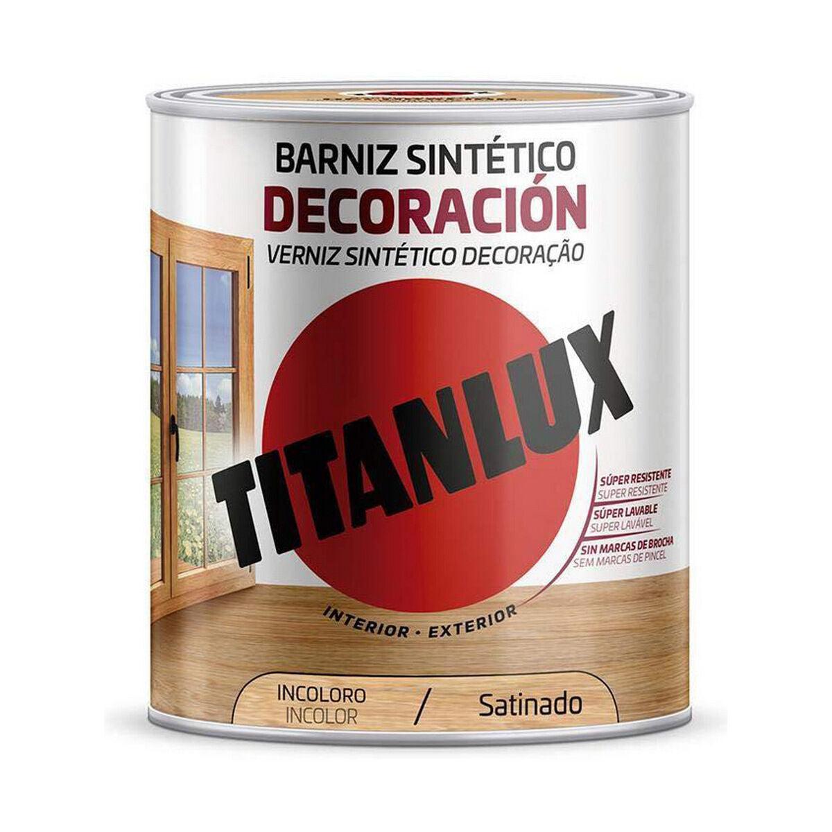 Barniz Titanlux M11100334 Nogal 750 ml Satinado - Ferreteria Alco