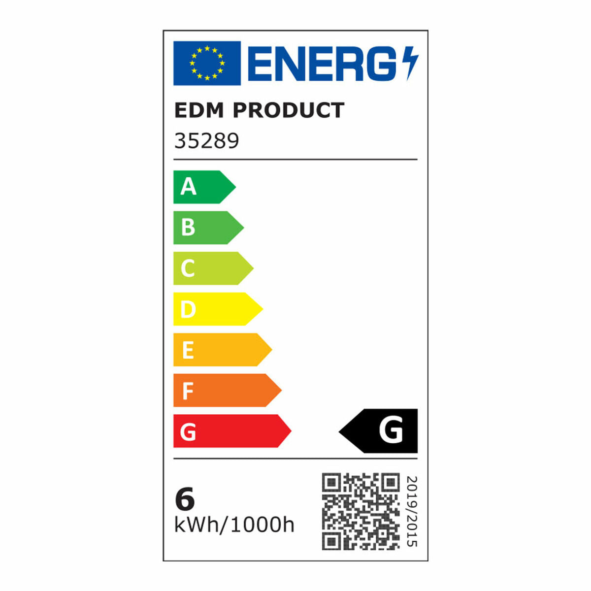 Bombilla LED EDM Regulable G 6 W GU10 480 Lm Ø 5 x 5,5 cm (3200 K)  - Ferreteria Alco