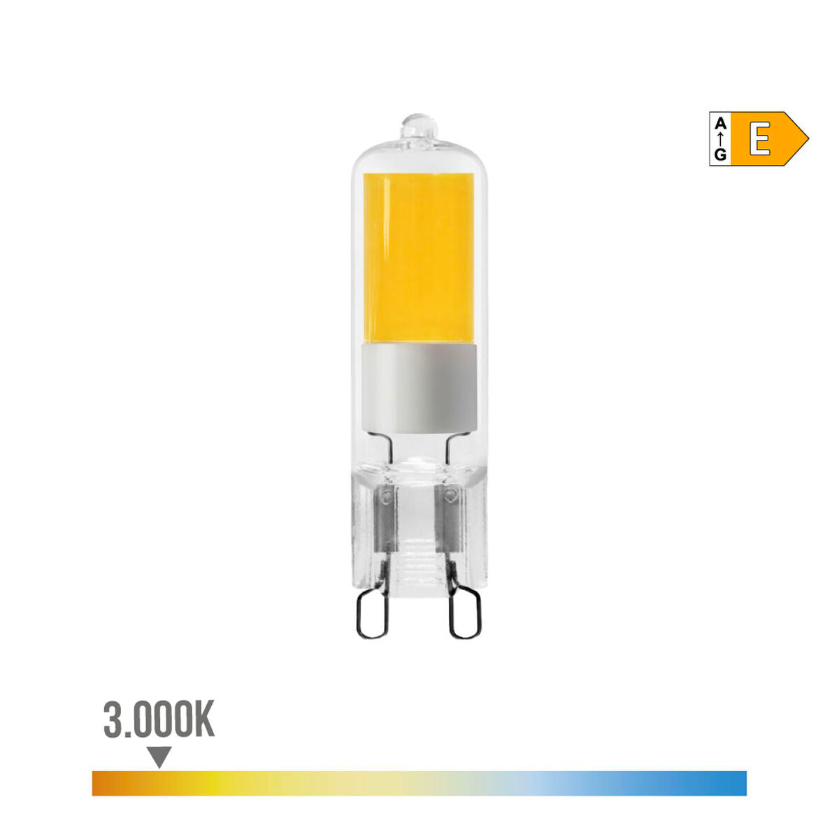 Bombilla LED EDM 98210 E 5 W 45 W G9 550 lm Ø 1,43 x 6,45 cm (3000 K)  - Ferreteria Alco