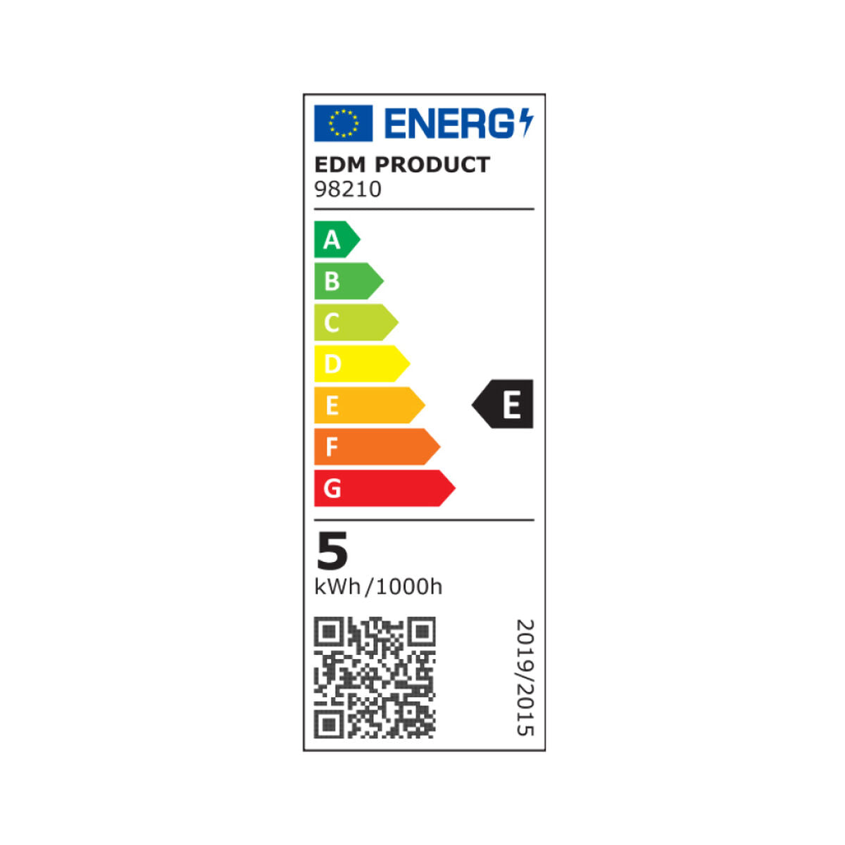 Bombilla LED EDM 98210 E 5 W 45 W G9 550 lm Ø 1,43 x 6,45 cm (3000 K)  - Ferreteria Alco