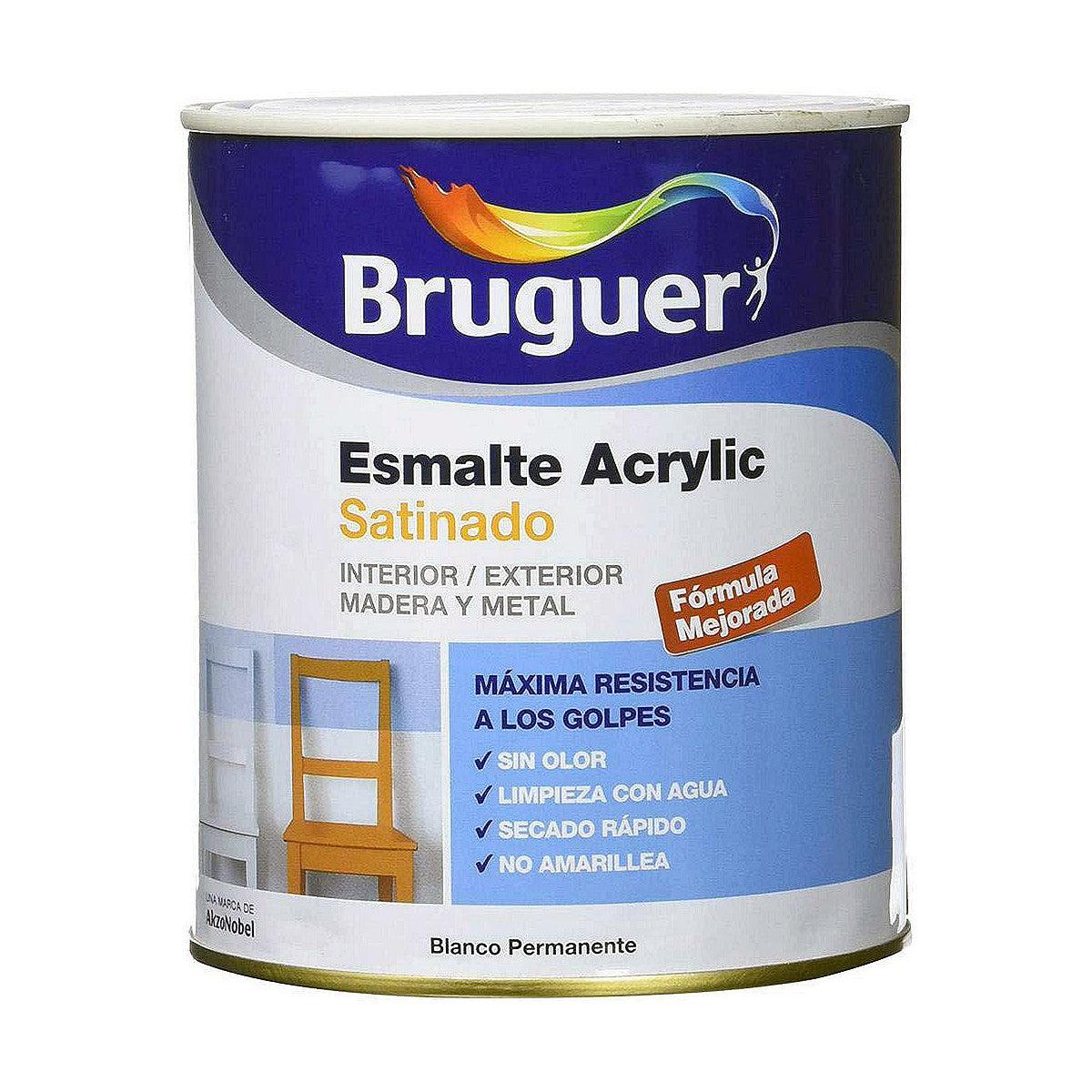 Pintura acrílica Bruguer Esmalte acrílico (750 ml) - Ferreteria Alco