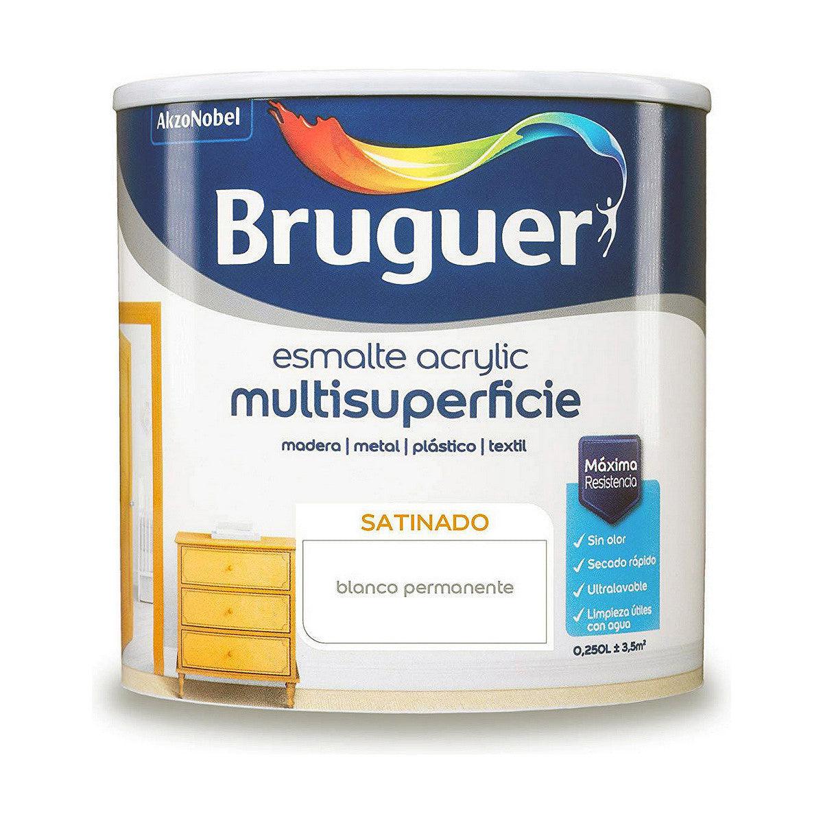 Pintura acrílica Bruguer Esmalte acrílico (250 ml) - Ferreteria Alco