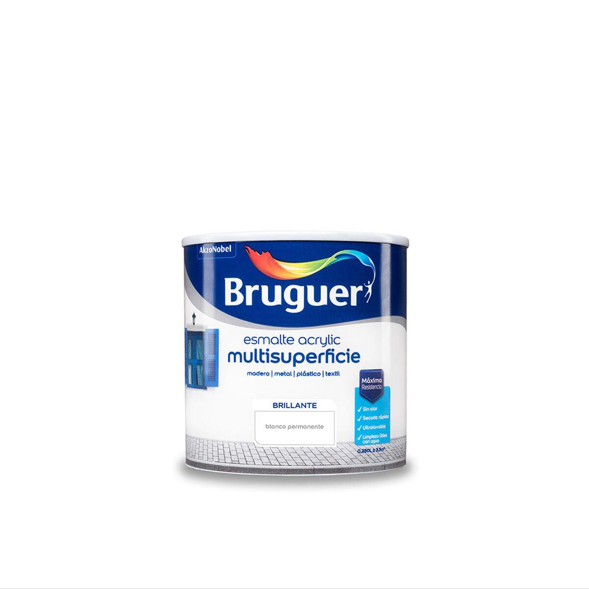 Pintura acrílica Bruguer Blanco Esmalte acrílico (250 ml) - Ferreteria Alco