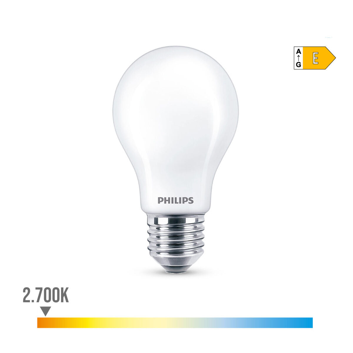 Bombilla LED Philips ø 6,6 x 10,4 cm E 8,5 W E27 1055 lm Ø 6 x 10,4 cm (2700 K)  - Ferreteria Alco