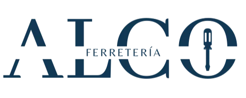 Logo Azul de la Ferreteria Alco