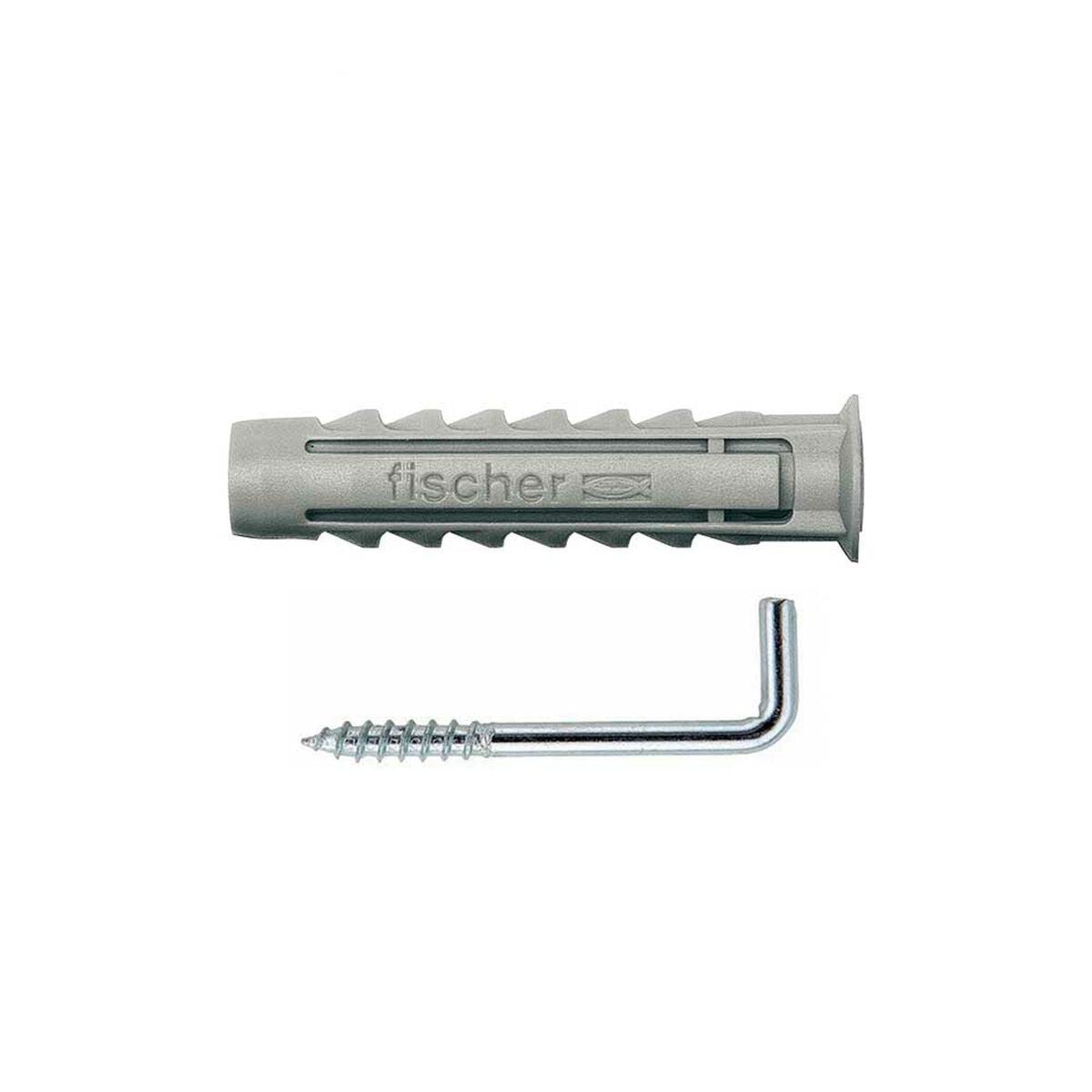 Alcayatas Fischer 14905 Tacos 5 x 25 mm 10 Unidades - Ferreteria Alco