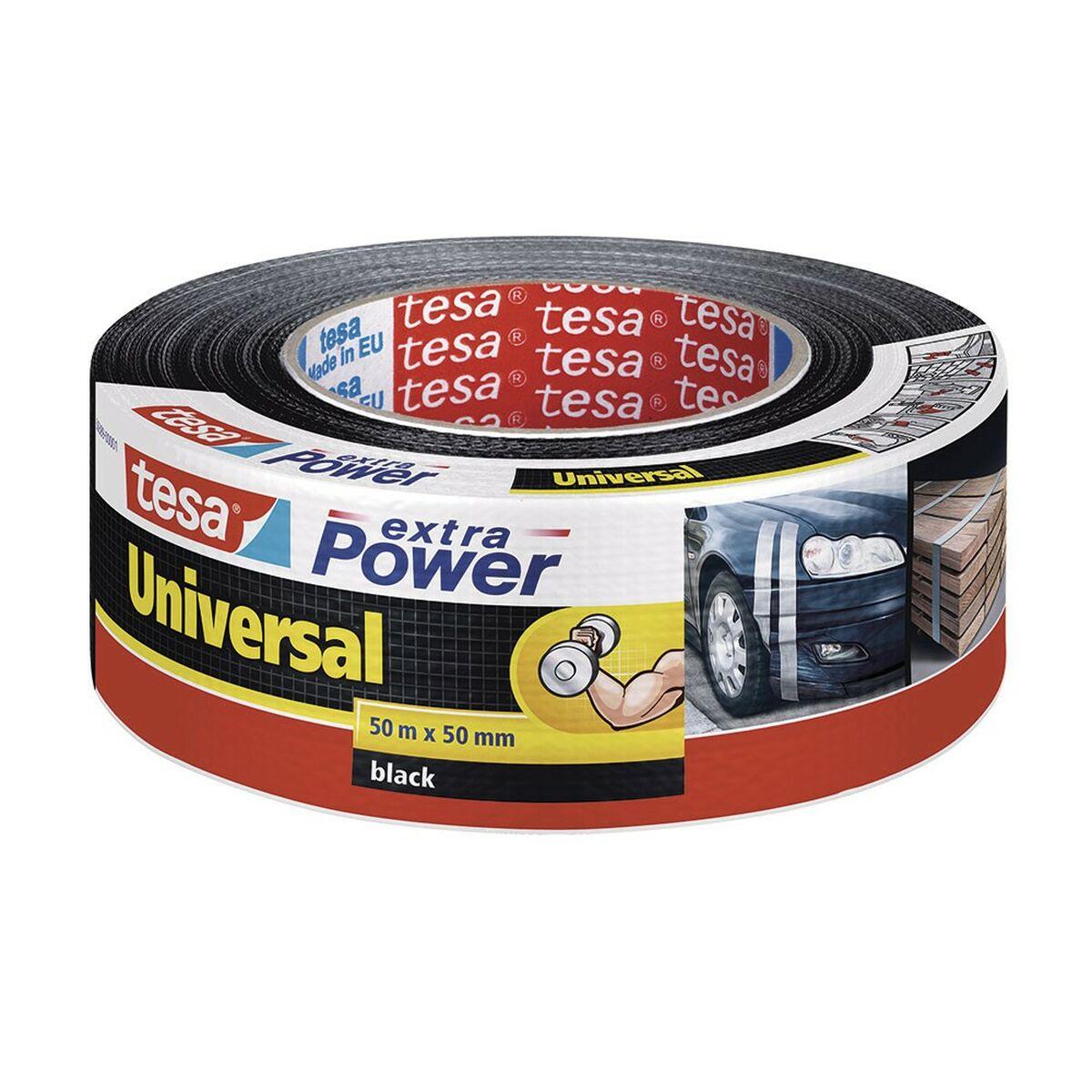 Cinta americana TESA 56389 Negro 50 mm x 50 m - Ferreteria Alco