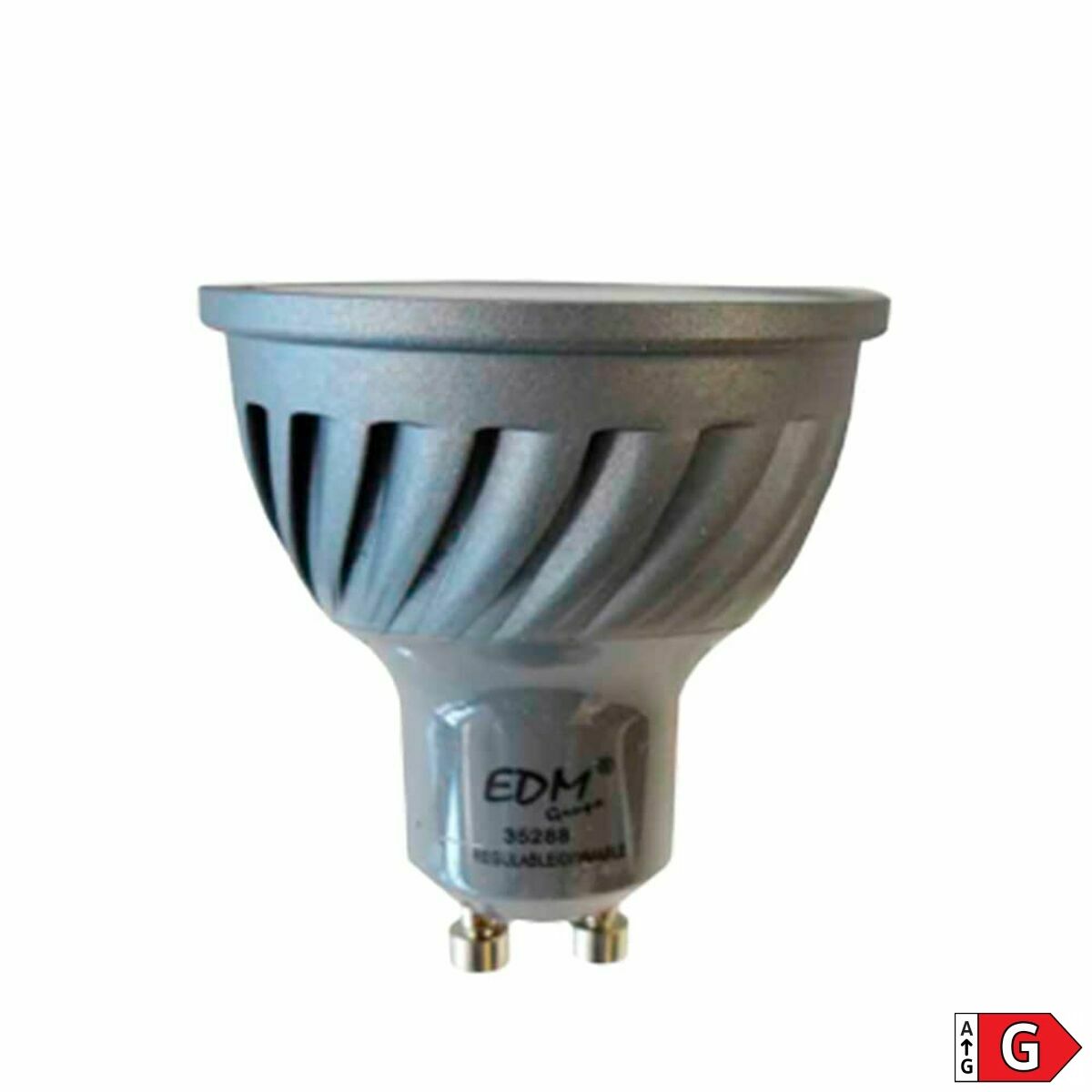 Bombilla LED EDM Regulable G 6 W GU10 480 Lm Ø 5 x 5,5 cm (3200 K)  - Ferreteria Alco