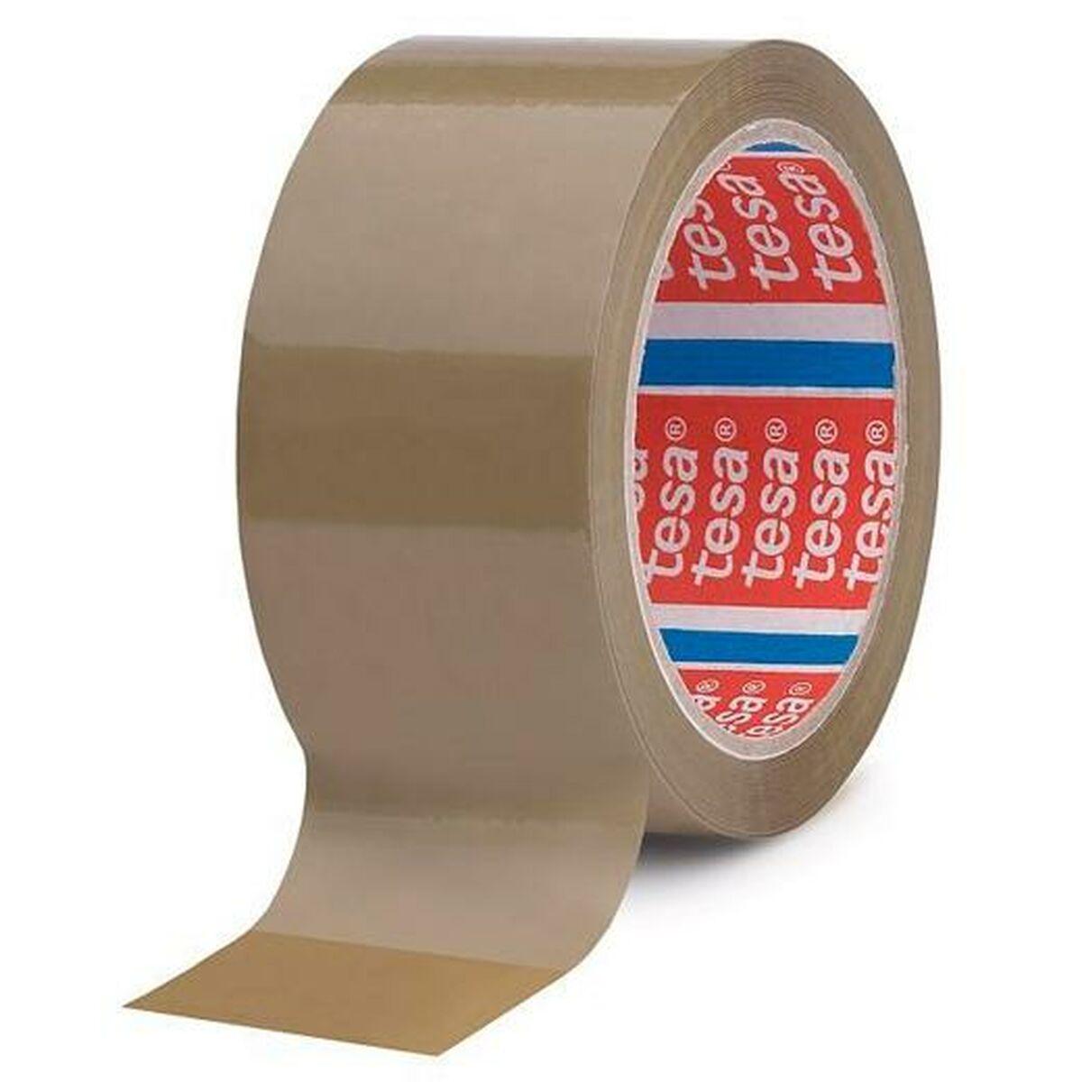 Cinta Adhesiva TESA Embalaje Marrón 50 mm x 66 m (6 Unidades) - Ferreteria Alco