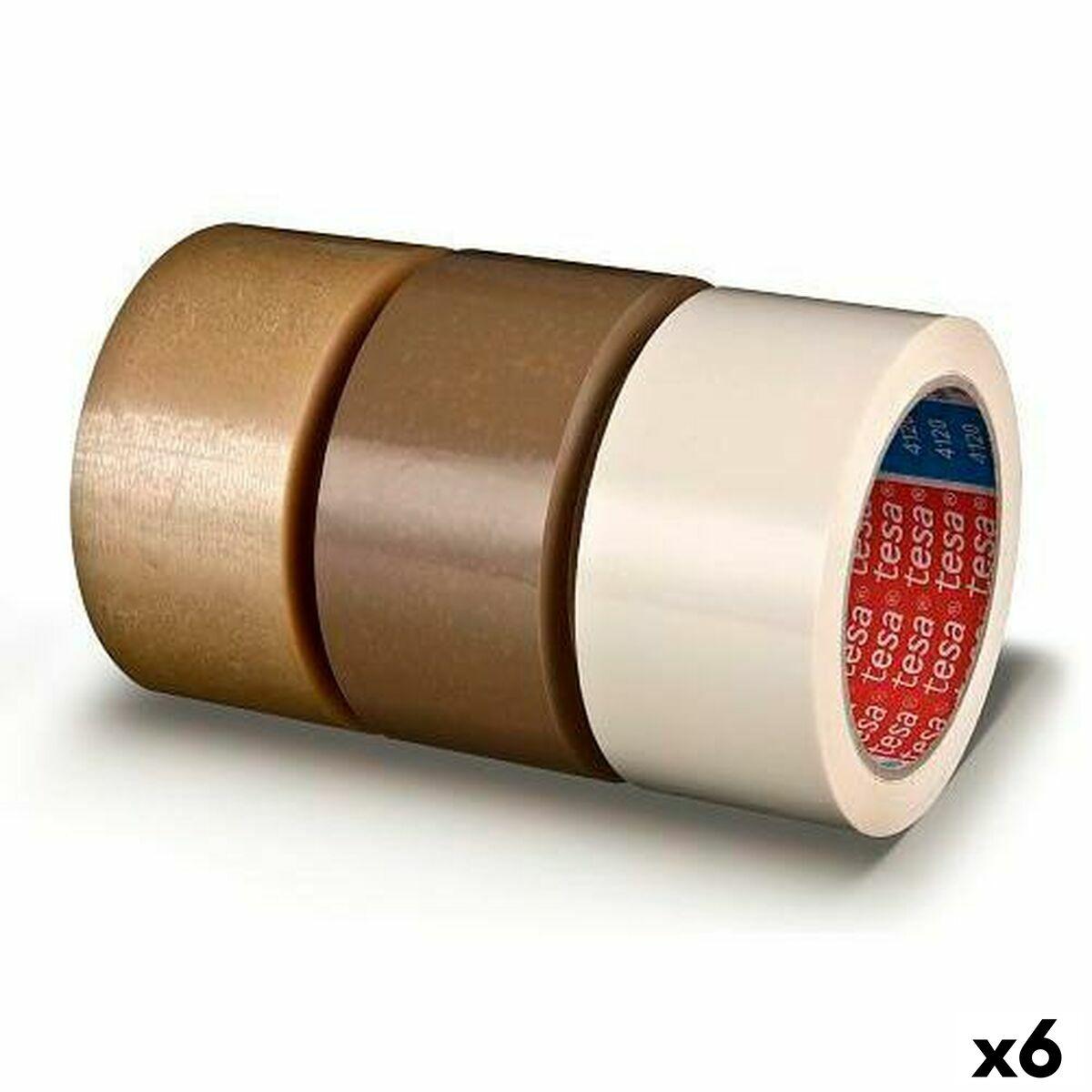 Cinta Adhesiva TESA STANDARD Embalaje Transparente PVC 50 mm x 66 m (6 Unidades) - Ferreteria Alco